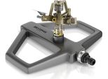 Irrigatore Circolare Brandson In Metallo Pieno 360°, Irrigatore Circolare A Impulsi Per Superfici Fino A 314 M², (1-St), Regolabile E Robusto (Fino A 20 M), Metallo, Zinco, Compatibile Con Gardena
