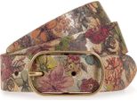 Vanzetti Pelle Cintura Leather Belt W75 Gold - Multicolor Multicolore