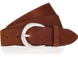 Mustang Pelle Cintura 35Mm Leather Belt W100 Cognac Marrone
