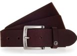 Mustang Pelle Cintura 40Mm Leather Belt W105 Darkbrown Marrone Scuro