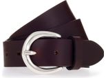 Mustang Pelle Cintura 35Mm Leather Belt W100 Dark Brown Marrone Scuro