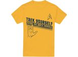 Star Trek - Maglietta "Trek Yourself"" Da Uomo TV13483 (Xxl) (Oro)"