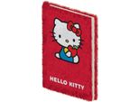Hello Kitty - Quaderno Rilegato, Mela, Peluche, A5 PM11772 (22,5 Cm X 16,5 Cm X 2,3 Cm) (Rosso/Blu/Bianco)