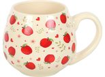 Something Different - Tazza Arrotondata, Apple SD9912 (Taglia Unica) (Bianco/Rosso)