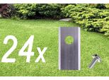 24X Lame Per Robot Tagliaerba | Lame Per Worx Landroid | Einhell | Landxcape