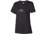 T-Shirt Ivanhoe Uw Cilla Vine Per Donna - 100% Lana - Nero