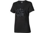 T-Shirt Ivanhoe Uw Cilla Outdoor Per Donna - 100% Lana - Nero