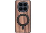 Custodia In Legno Per Xiaomi Redmi Note 14 Pro 5G / Xiaomi Poco X7, Bewood Americano Per Magsafe