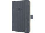 Sigel C2637 Sigel Conceptum 2026 Calendario Tascabile, Ca. Din A6, Grigio