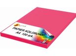 Carta Colorata A4 100G Rosa Intensivo 100 Fogli