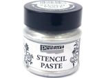 Pasta Per Stencil Metallizzata - Pasta Per Stencil - Pentart - Argento / Argento 50Ml