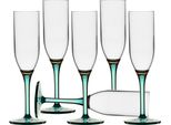 Set Di Bicchieri Da Champagne 6 Pezzi, Plastica Ecozen, Infrangibile