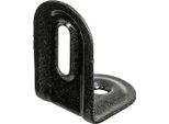 Alberts 823122 Staffa Di Regolazione Duravis®, Goffrata, Diamantata Nera Con Rivestimento Duplex, Dimensioni 28 X 40 X 22 Mm, Set Da 50