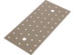 Alberts 822361 Piastra Perforata Duravis®, Rivestimento Duplex Marrone Ruggine, Dimensioni 200 X 100 X 2 Mm, Set Di 25 Pezzi