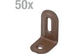 Alberts 822491 Staffa Di Regolazione Duravis®, Goffrata, Rivestimento Duplex Marrone Ruggine, Dimensioni 28 X 40 X 22 Mm, Set Da 50