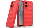 Custodia Per Motorola Moto G24 Power Custodia Protettiva In Silicone Tpu Morbido Antiurto Rosso