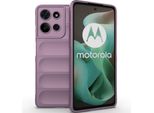 Custodia Per Motorola Moto G75 Custodia Protettiva In Silicone Tpu Morbido Antiurto Viola