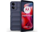 Custodia Per Motorola Moto G24 Custodia Protettiva In Silicone Tpu Morbido Antiurto Blu Scuro