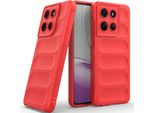 Custodia Per Motorola Edge 60 Stylus Custodia Protettiva In Silicone Tpu Morbido Antiurto Rosso