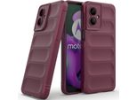 Custodia Per Motorola Moto G55 Custodia Protettiva In Silicone Tpu Morbido Antiurto Plum