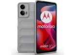 Custodia Per Motorola Moto G24 Custodia Protettiva In Silicone Tpu Morbido Antiurto Grigio