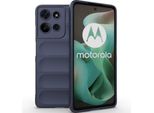Custodia Per Motorola Moto G75 Custodia Protettiva In Silicone Tpu Morbido Antiurto Blu Scuro