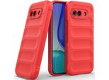 Custodia Per Google Pixel 9A Custodia Protettiva In Silicone Tpu Morbido Antiurto Rosso