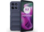 Custodia Per Motorola Moto G15 Custodia Protettiva In Silicone Tpu Morbido Antiurto Blu Scuro