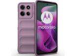 Custodia Per Motorola Moto G15 Custodia Protettiva In Silicone Tpu Morbido Antiurto Viola