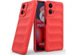 Custodia Per Motorola Moto G24 Custodia Protettiva In Silicone Tpu Morbido Antiurto Rosso