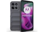 Custodia Per Motorola Moto G15 Custodia Protettiva In Silicone Tpu Morbido Antiurto Grigio Scuro