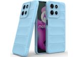 Custodia Per Motorola Moto G15 Custodia Protettiva In Silicone Tpu Morbido Antiurto Blu