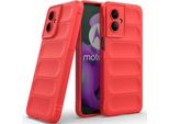 Custodia Per Motorola Moto G55 Custodia Protettiva In Silicone Tpu Morbido Antiurto Rosso