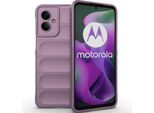 Custodia Per Motorola Moto G55 Custodia Protettiva In Silicone Tpu Morbido Antiurto Viola