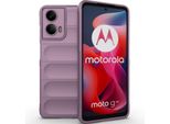 Custodia Per Motorola Moto G24 Custodia Protettiva In Silicone Tpu Morbido Antiurto Viola
