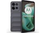 Custodia Per Motorola Moto G75 Custodia Protettiva In Silicone Tpu Morbido Antiurto Grigio Scuro
