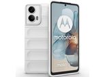 Custodia Per Motorola Moto G24 Power Custodia Protettiva In Silicone Tpu Morbido Antiurto Bianco