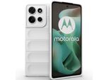 Custodia Per Motorola Moto G75 Custodia Protettiva In Silicone Tpu Morbido Antiurto Bianco