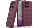 Custodia Per Motorola Edge 60 Stylus Custodia Protettiva In Silicone Tpu Morbido Antiurto Prugna
