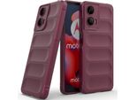 Custodia Per Motorola Moto G24 Morbido Tpu Silicone Antiurto Custodia Protettiva Plum