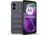 Custodia Per Motorola Moto G55 Custodia Protettiva In Silicone Tpu Morbido Antiurto Grigio Scuro