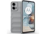 Custodia Per Motorola Moto G24 Power Custodia Protettiva In Silicone Tpu Morbido Antiurto Grigio