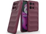 Custodia Per Motorola Moto G15 Morbido Tpu Silicone Antiurto Custodia Protettiva Plum
