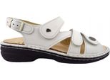 Finn Comfort Gomera Nappa, Sandalo Da Donna In Bianco, Taglia 42