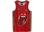Amplified - Camicia Da Basket "Voodoo Lounge"" Da Uomo GD2692 (Xl) (Rosso)"