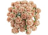 Rosen Aperto 25 Mm 50 Pezzi Fiori Di Carta Di Gelso Scrapbooking Fiori, Pesca