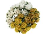 Rosen Aperto 10Mm 50 Pezzi Fiori Di Carta Di Gelso Scrapbooking, Mix 2