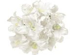 Lilien 35Mm 50Pcs Scrapbooking Fiori Di Carta Di Gelso, Bianco
