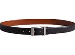 Ted Baker Cintura Karmer Reversible Leather Belt W95 Black Nero