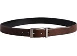 Ted Baker Cintura Karmer Reversible Leather Belt W90 Xchocolate Marrone Scuro